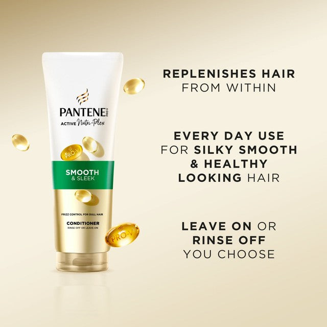 Pantene Smooth & Sleek conditioner tube, UK version