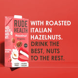 Rude Health Organic Hazelnut Drink 1L, imported from the UK