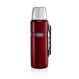 M&S Thermos Stainless King Flask Cranberry Red Vacuum Flask 1.2L- Buy online at McGrocer