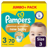M&S Pampers New Baby Nappies Size 3 (6-10kg) Jumbo+ Pack- Buy online at McGrocer