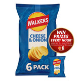 M&S Walkers Cheese & Onion Potato Crisps Multipack 6 Bags- Buy online at McGrocer