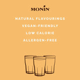 Monin Caramel Syrup 250ml, imported from the UK