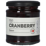 Traditional M&S Cranberry Sauce 200g jar, imported from the UK