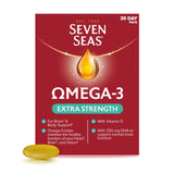 M&S Seven Seas Omega-3 Fish Oil Extra Strength with Vitamin D 30 Capsules- Buy online at McGrocer