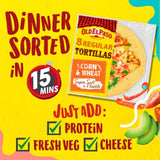 Old El Paso Corn Wraps 8 Pack, imported from the UK