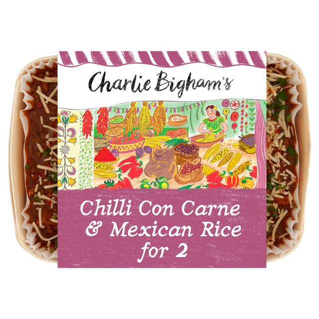 Charlie Bigham's Chilli Con Carne & Mexican Rice 840g - British product