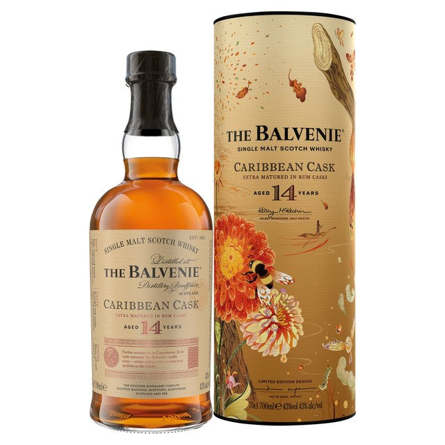 Balvenie Caribbean Cask 14 Year Old single malt whisky 70cl (British brand)