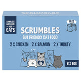 M&S Scrumbles Wet Cat Pate Classic Variety Pack 6x80g- Buy online at McGrocer