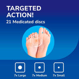 Scholl wart and verruca plaster medicated pads (British brand)