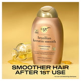 OGX Brazilian Keratin Smooth conditioner 385ml, imported from the UK