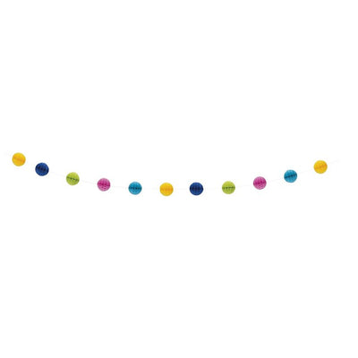 M&S Unique Party Multicolour Honeycomb Balls Garland Paper Party Garland 7ft- Buy online at McGrocer