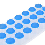 Colourworks blue silicone ice cube tray with pop-out design - British product