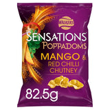 Walkers Sensations Mango Chilli Chutney Poppadoms 82.5g (British brand)