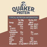 Quaker high protein porridge pot chocolate brownie 61g - British product