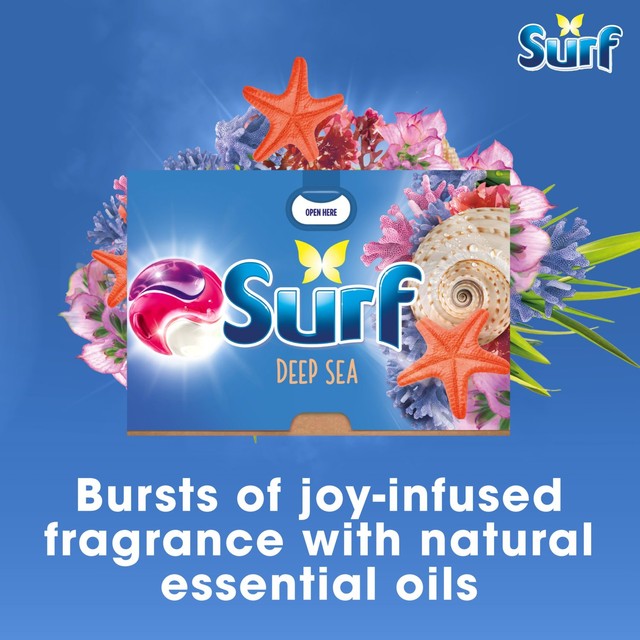 Surf Deep Sea laundry capsules 36 washes (British brand)