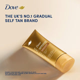 Dove fair-medium gradual tanning lotion 200ml - British product