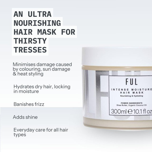 FUL Intense Moisture Hair Mask 300ml - British product