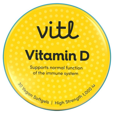 M&S VITL Vitamin D Vegan Soft Gel Capsules Supplement 30 Capsules- Buy online at McGrocer