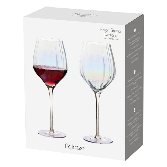 DRH Collection Palazzo wine glasses lustre finish 600ml, imported from the UK