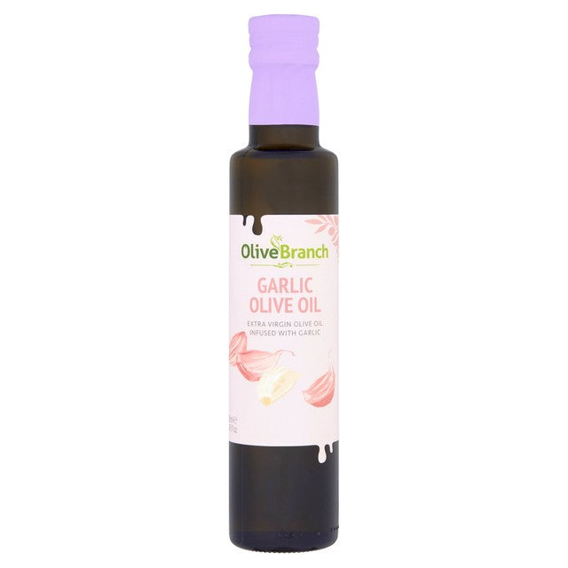Olive Branch Garlic Infused Olive Oil 250ml, imported from the UK