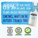 Alpro blueberry cherry dairy-free yogurt alternative 4 x 125g pack - British product