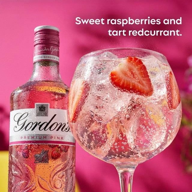 Gordon's Premium Pink flavoured gin 1L, UK version
