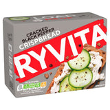 Ryvita crispbread crackers cracked black pepper 200g, imported from the UK