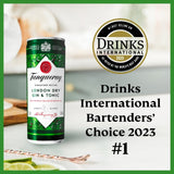 Tanqueray London Dry Gin & Tonic ready to drink can 250ml (British brand)