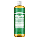 M&S Dr Bronner's Almond All-One Magic Soap Organic Castile Liquid Soap 475ml- Buy online at McGrocer