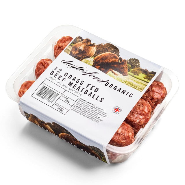 Daylesford Organic beef meatballs 336g - British product