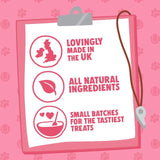 Denzel's salmon & peanut butter puppy training bites 100g - British product