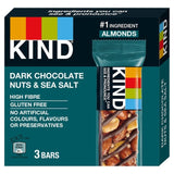 M&S Kind Dark Chocolate Nuts & Sea Salt Snack Bars Multipack 90g- Buy online at McGrocer