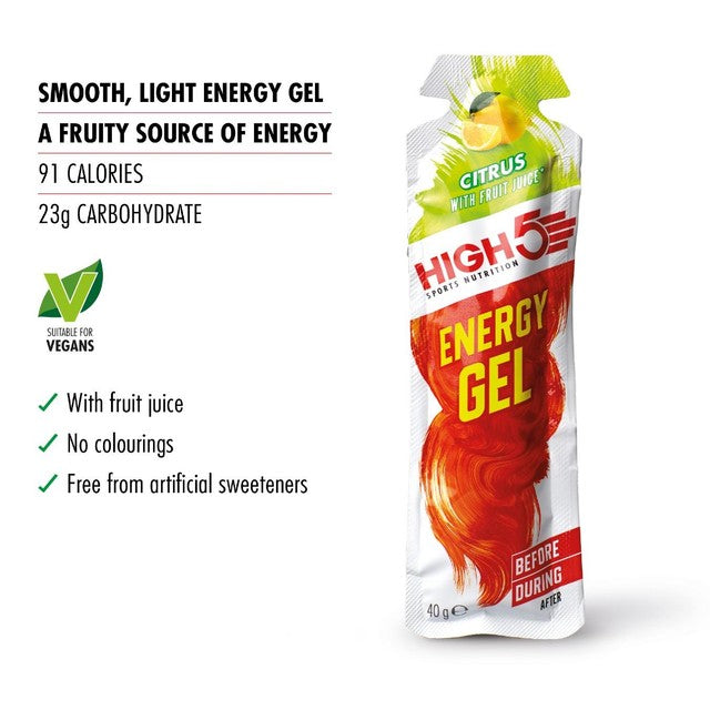 HIGH5 Energy Gel Citrus 40g, UK version