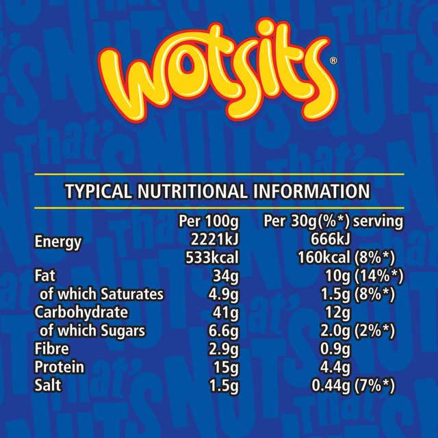 That's Nuts Wotsits Really Cheesy coated peanuts 160g (British brand)
