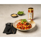 Loyd Grossman Pomodoro & Fresh Basil pasta sauce jar, imported from the UK
