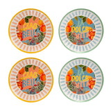 M&S Summerhouse Portofino Picnic Plates Set of 4- Buy online at McGrocer