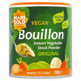 Marigold Health Foods Swiss Vegetable Bouillon Powder 150g, imported from the UK