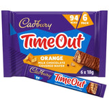 M&S Cadbury Timeout Orange Milk Chocolate Wafer Bar 6 x 18g- Buy online at McGrocer