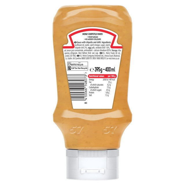Heinz Chipotle Mayo smoky spicy sauce - British product