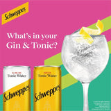 Schweppes Slimline low calorie tonic water can, UK version