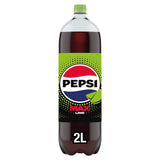 Pepsi Max Lime sugar-free cola 2L, imported from the UK