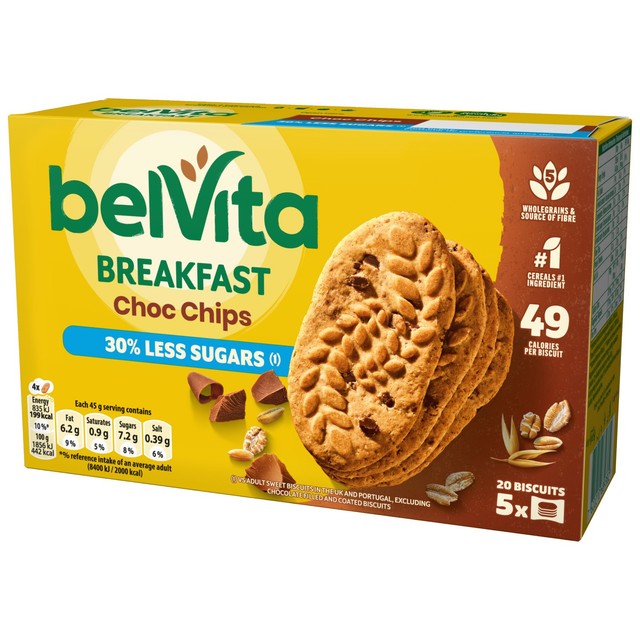 Belvita chocolate chips breakfast biscuits - British product