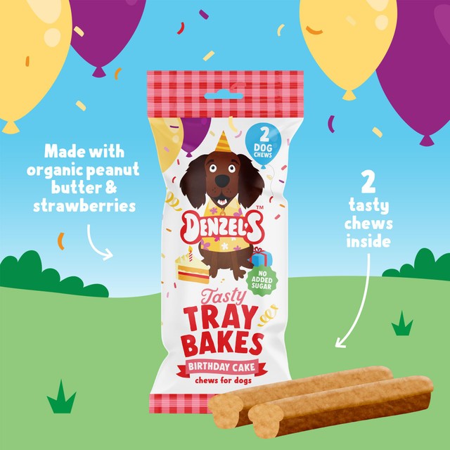 Denzel's birthday dog treats gift box 110g - British product