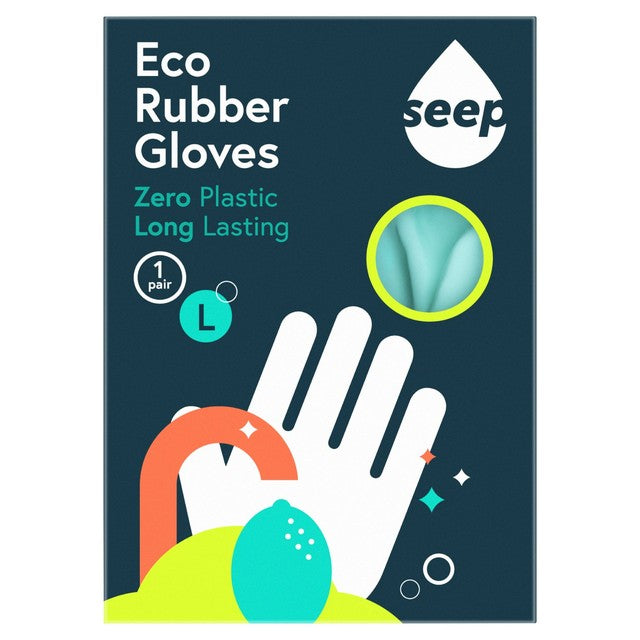 Seep eco rubber gloves large (British brand)
