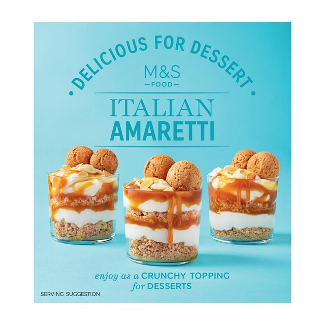 M&S Italian Amaretti Biscuits 150g, imported from the UK