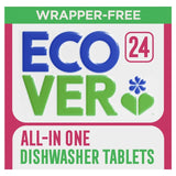 Ecover dishwasher tablets mandarin and lemongrass 24 tablets - British product