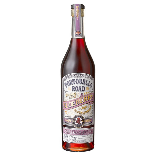 Portobello sloeberry & blackcurrant gin 50cl, imported from the UK