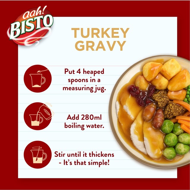 Bisto turkey gravy granules 190g - British product