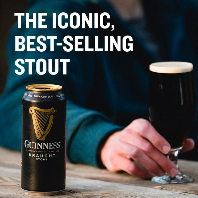 Guinness Draught stout beer 15 x 440ml cans, UK version