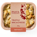 Pasta Evangelists Truffle Mac & Cheese for 1 Fresh Pasta Ready Meal 385g